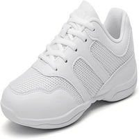 Бели мажоретки за обувки фитнес тренировки Атлетически спортен конкурс Тенис маратонки младеж