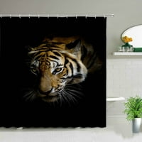 Lion Tiger Wolf Zebra душ завеси животни от печат за баня водоустойчива тъкан за плат за завеси за баня баня домашен декор за вана