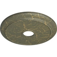 Екена Милуърк 1 8 од 3 8 ИД 1 4 П Крендон таван медальон, ръчно изрисуван Хамамелис пращене