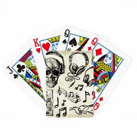 л Слушалки музикален инструмент модел покер играя магия карта забавна игра борда