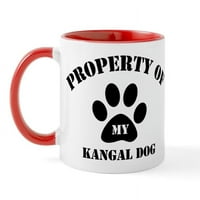 Cafepress - моята чаша за кучета в Кангал - чаша за керамична чаша от унция - чаша за новост за кафе