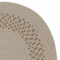 GN80R Grano - килим за овесени ядки, 75% полипропилен 25% вълна - овален