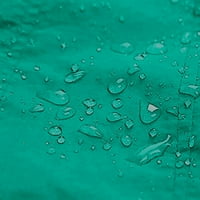 Дъждобрани за жени с качулка с цип водоустойчив лек дъждовен яке за теглене активен качулка с качулка Cyan l