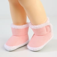 Теглене на малко дете зимни ботуши на открито бебешки обувки удобни меки ботуши за модни топли бебешки памучни ботуши