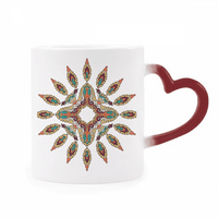 Култура Асиметрична топлинна халба Чейл Червен цвят Смяна на каменните изделия чаша